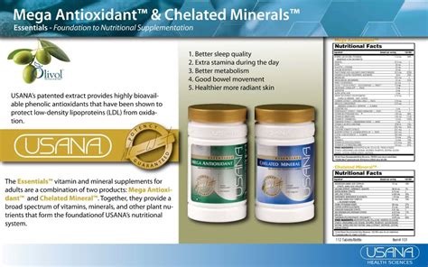 usana mega antioxidant 28ct|Mega Antioxidant Chelated Mineralthe following  .